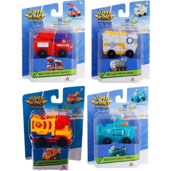 Фото - Автотранспорт Super Wings Mini Team Vehicles в асортименті (EU740130F)